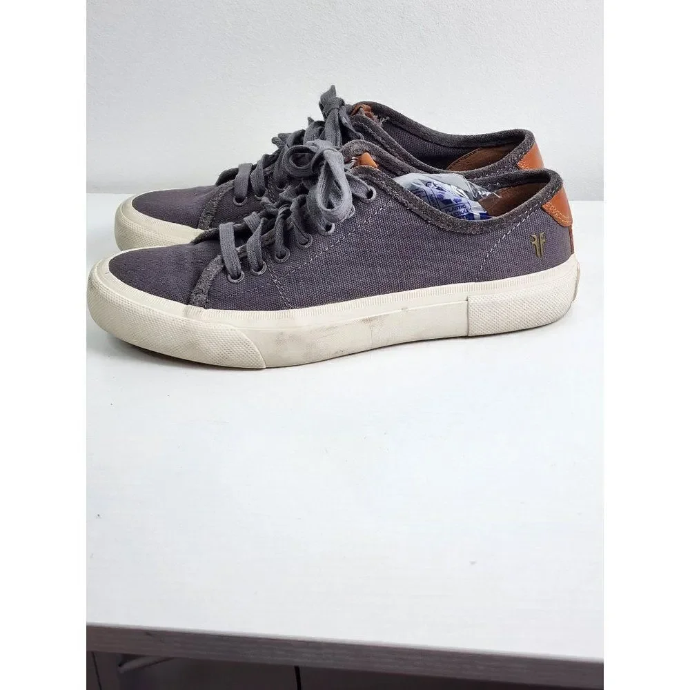 Frye Ludlow Low Mens Size 8 Medium Sneakers in Grey
